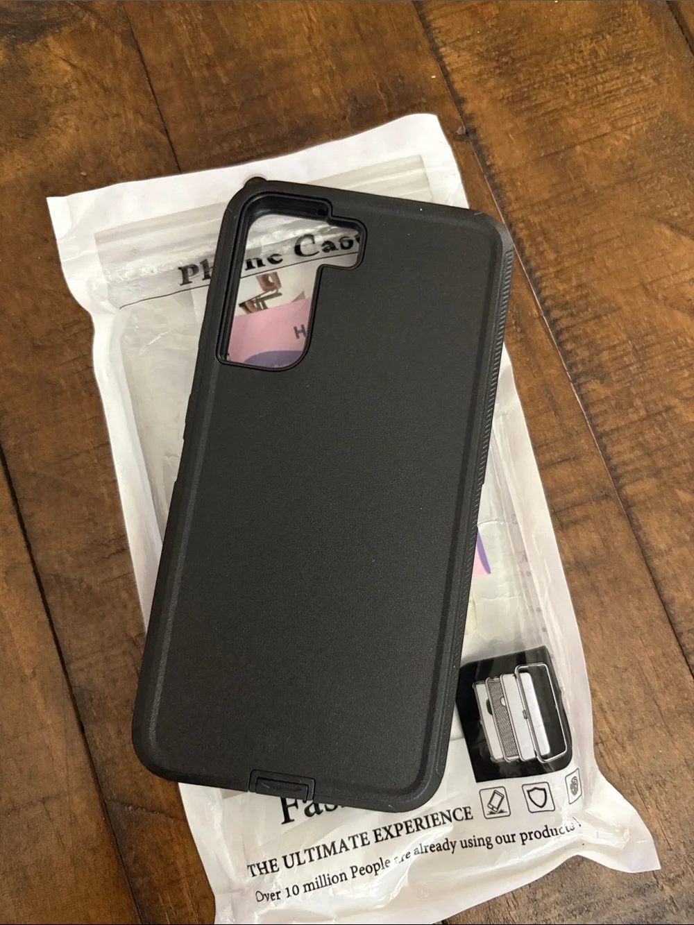 Black Phone Case for Samsung - Slim Protective Cover